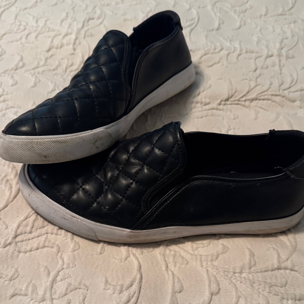 Guess Black Quilted Slip-On Sneakers